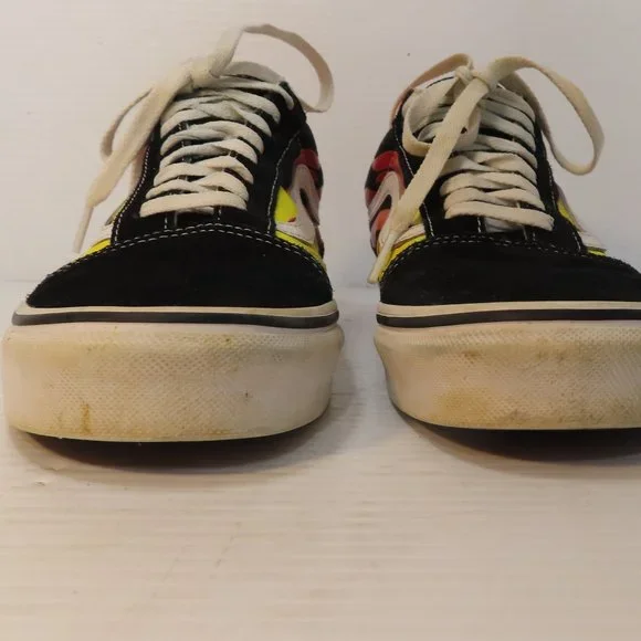 Men s Women s VANS Flame Old Skool suede low rise sneakers M/8 W/9.5 - Picture 11 of 13